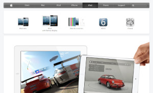 Apple iPad - nový web