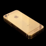 gold iPhone 5 - icon