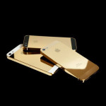 zlaty zlatý gold iPhone 5S - icon