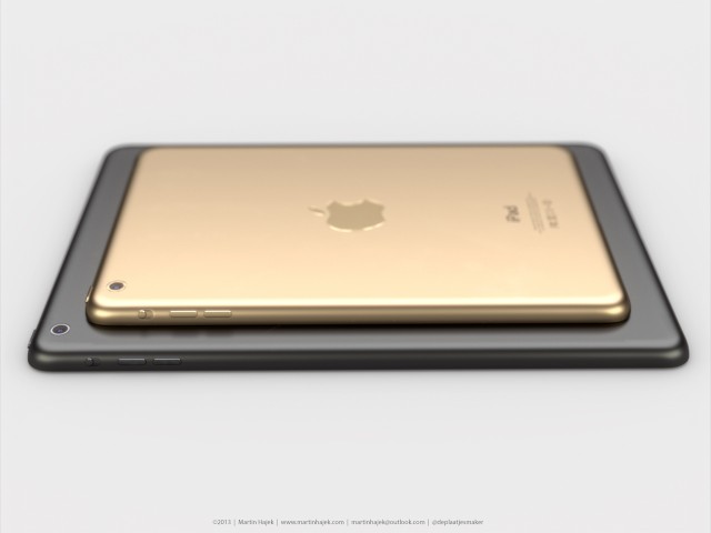 iPad mini 2. generace zlatý iPad 5. generace