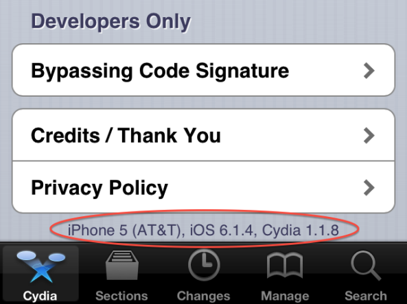 Jailbreak-Cydia 6.1.4