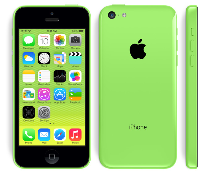 iPhone 5C zelená icon