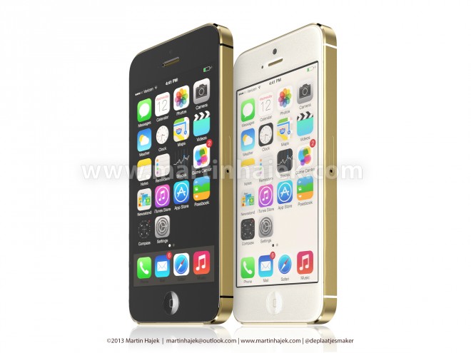 iPhone 5S zlatý gold champan šampaňské icon