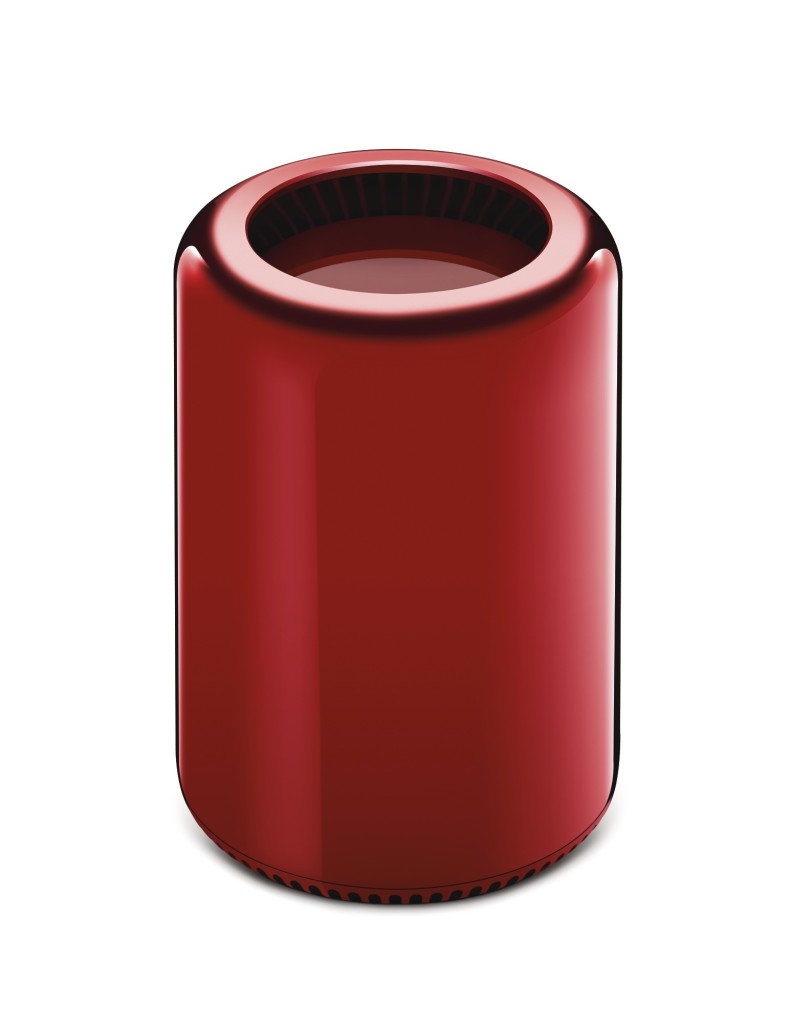 Red červený Mac Pro