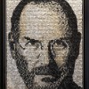 Steve Jobs portrét z kláves