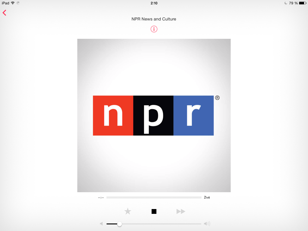 NPR iTunes Rádio