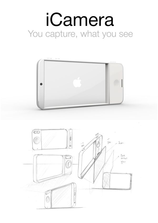iCamera Apple fotoaparát koncept 1