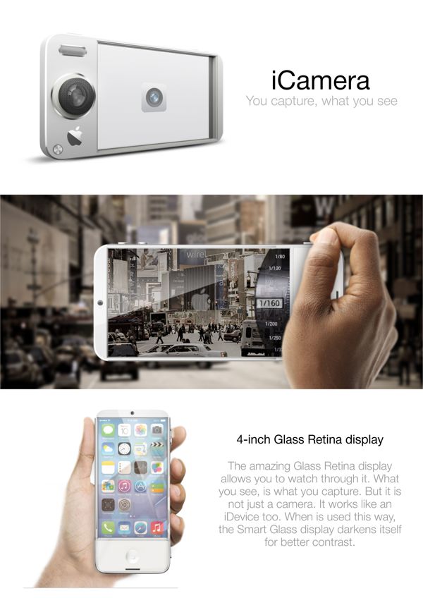 iCamera Apple fotoaparát koncept 2