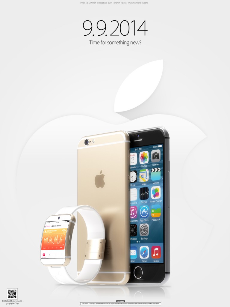 iPhone 6 a iWatch Martin Hájek koncept