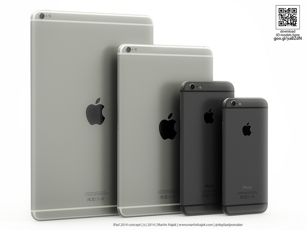 iPad Air iPad mini design iPhone 6