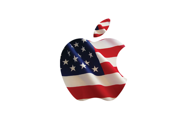 USA logo icon apple