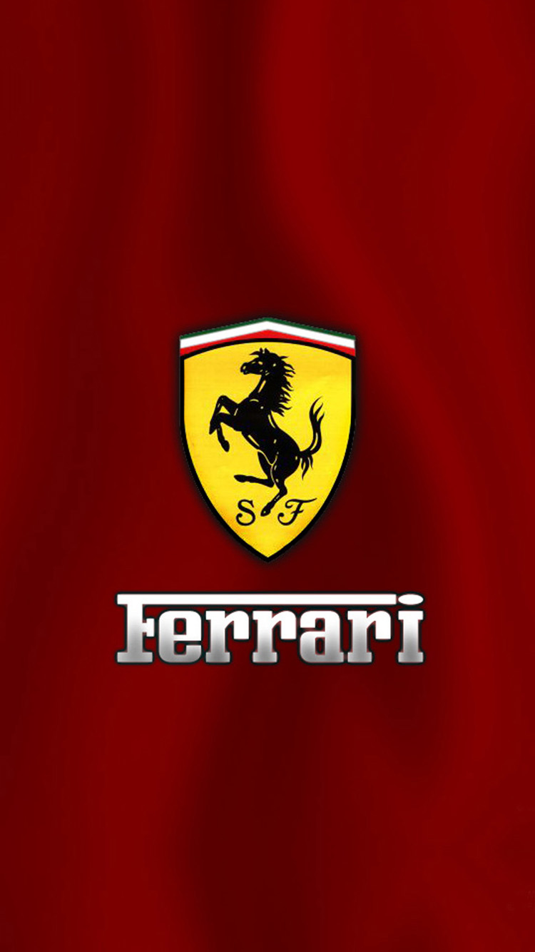 Ferrari logo 03 iPhone 6 Wallpapers