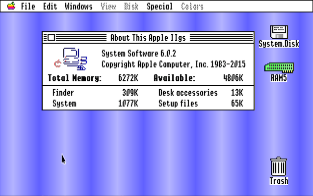 history historie software system  macintosh IIGS II folder icon apple