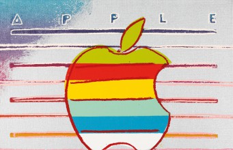 Obraz Andyho Warhola s motivem Macintosh z roku 1985 jde do aukce