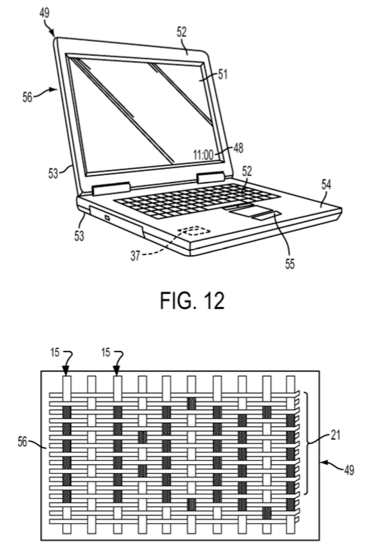 macbook optická vlákna patent