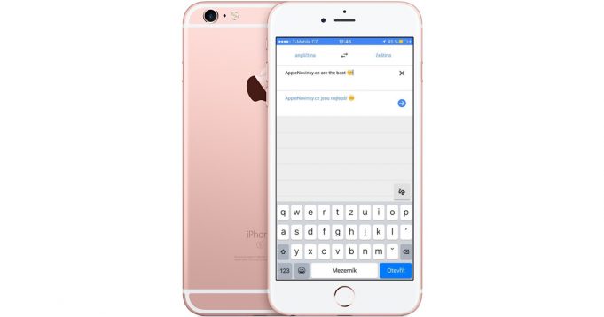 Google překladač pro iOS vám přeloží text do češtiny už i offline!