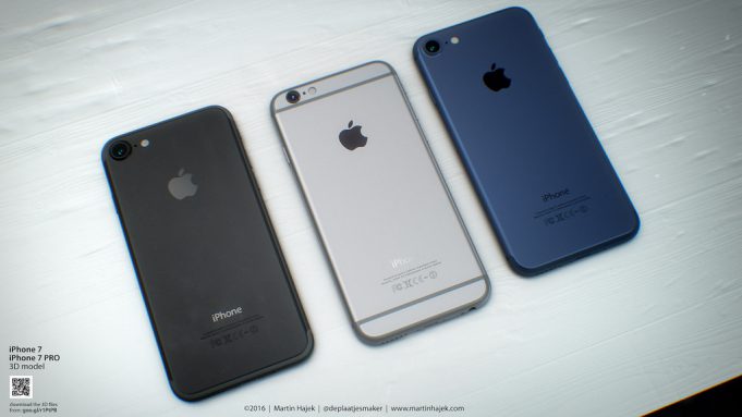 Lidé více chtějí iPhone 7 v barvě Space Black než v Deep Blue