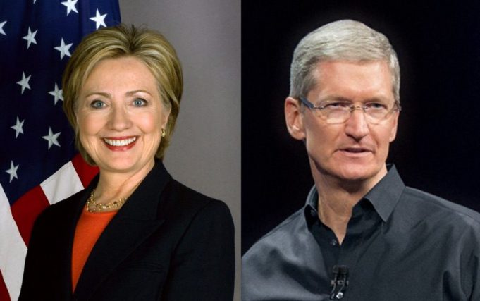 Tim Cook uspořádá sbírku pro prezidentskou kandidátku Hillary Clinton