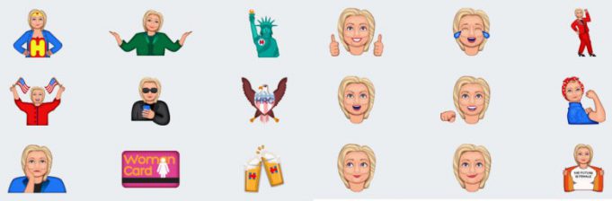 Prezidentská kandidátka, Hillary Clinton, má nyní své vlastní emoji