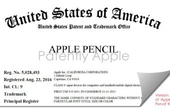 Apple získal ochranné známky pro Apple Pencil