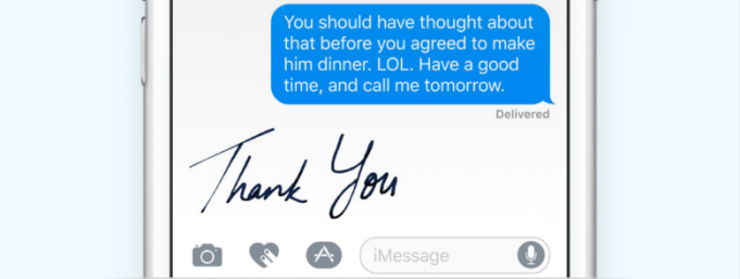 Návod – Jak udělat ručně psanou zprávu v iOS 10?