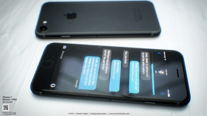 Skutečně bude iPhone 7 v barvě „Vesmírně černá“