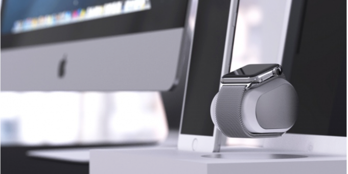 Levitující stojánek pro Apple Watch