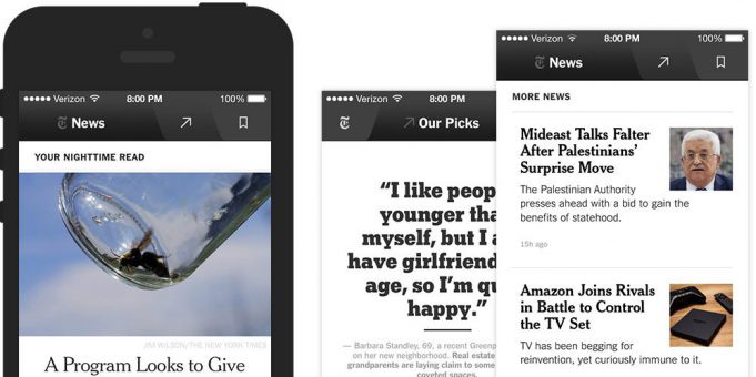 New York Times plánuje ukončit svojí aplikaci NYT Now