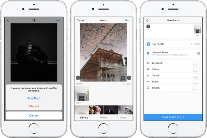 Jak na uložení rozepsaných příspěvků v aplikaci Instagram