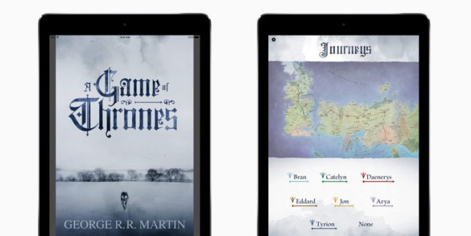Exkluzivní e-kniha Game of Thrones dorazila do iBooks Store