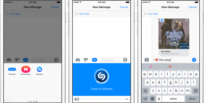 Shazam je nově dostupný přímo v iMessage
