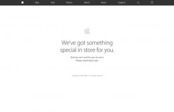 Apple Online Store už je mimo provoz