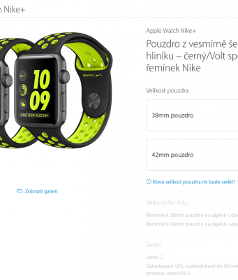 Apple začal prodávat Apple Watch Nike+