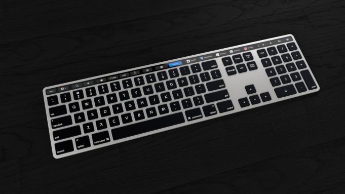 Krásný koncept Magic Keyboard se zabudovaným Touch Barem