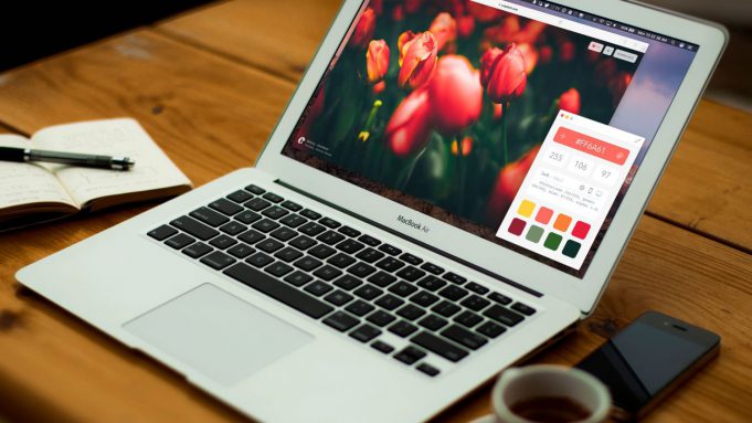 Touch Bar podporuje nový nástroj pro výběr barev na macOS