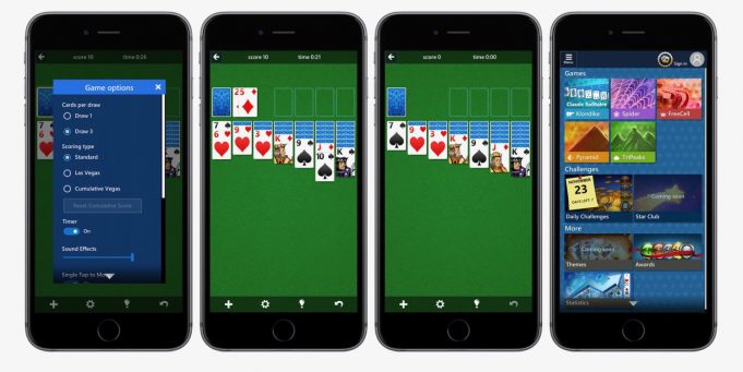 Microsoft predstavil Solitaire pre iOS