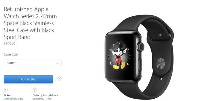Apple nově nabízí repasované Apple Watch Series 1 a Series 2