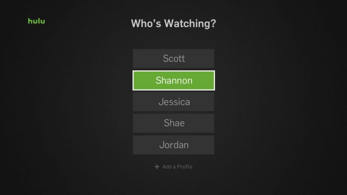 Hulu přináší nově osobní profily uživatelů na jednom účtu