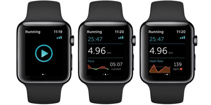 RunKeeper nově umožňuje sledování tréninku pomocí GPS v Apple Watch 2