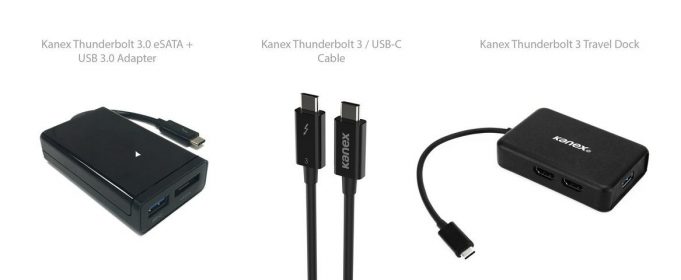 Jaké nové produkty s Thunderbolt 3 uvádí Kanex?
