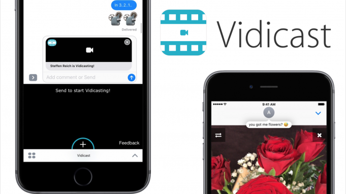Vidicast umožňuje živé vysílání v iMessage