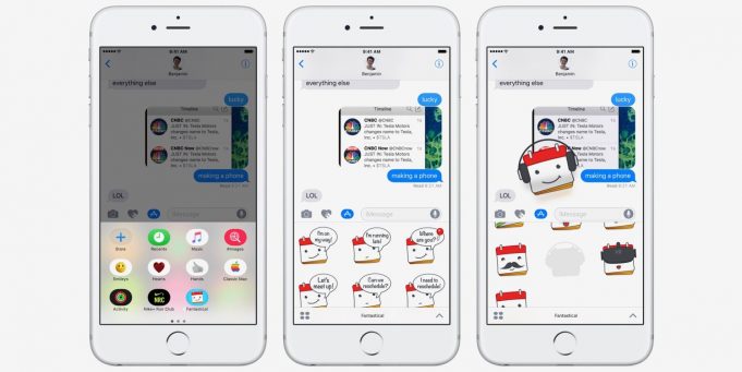 Fantastical pro iPhone a iPad rozšiřuje sady samolepek do iMessage