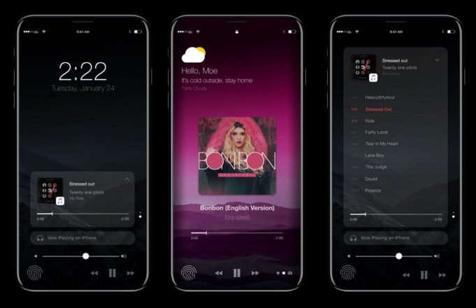 Koncept iPhone 8 s maximálním displejem