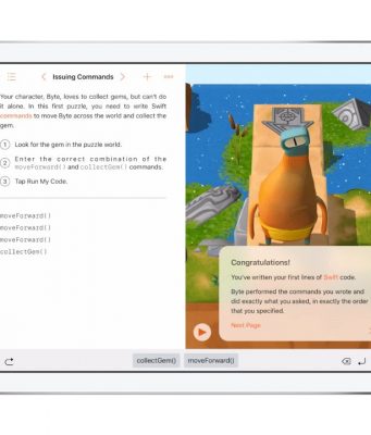 Apple aktualizoval aplikaci Swift Playgrounds pro iPad!