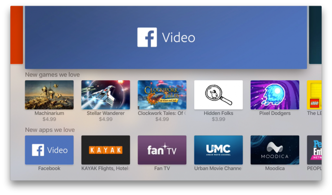 Facebook představil novou aplikaci na video pro Apple TV