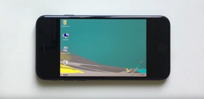 Windows Vista na iPhone 7? Ano!