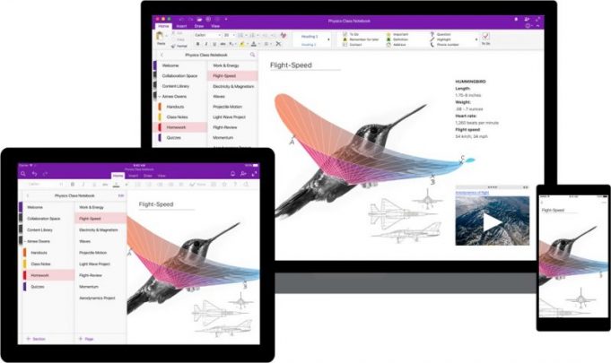Microsoft vydal redesign pro OneNote na iOS a Mac