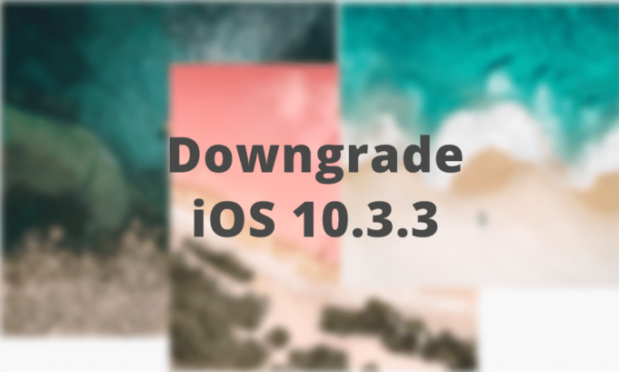 Návod – jak přejít z verze iOS 10.3.3 na iOS 10.3.2