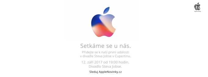 Apple právě rozeslal pozvánky na Apple September Event 2017!