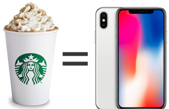 iPhone X nebo kávu? Cenu mají stejnou